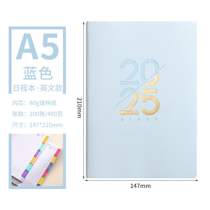 2025 Fashion Solid Color Daily Notebook
