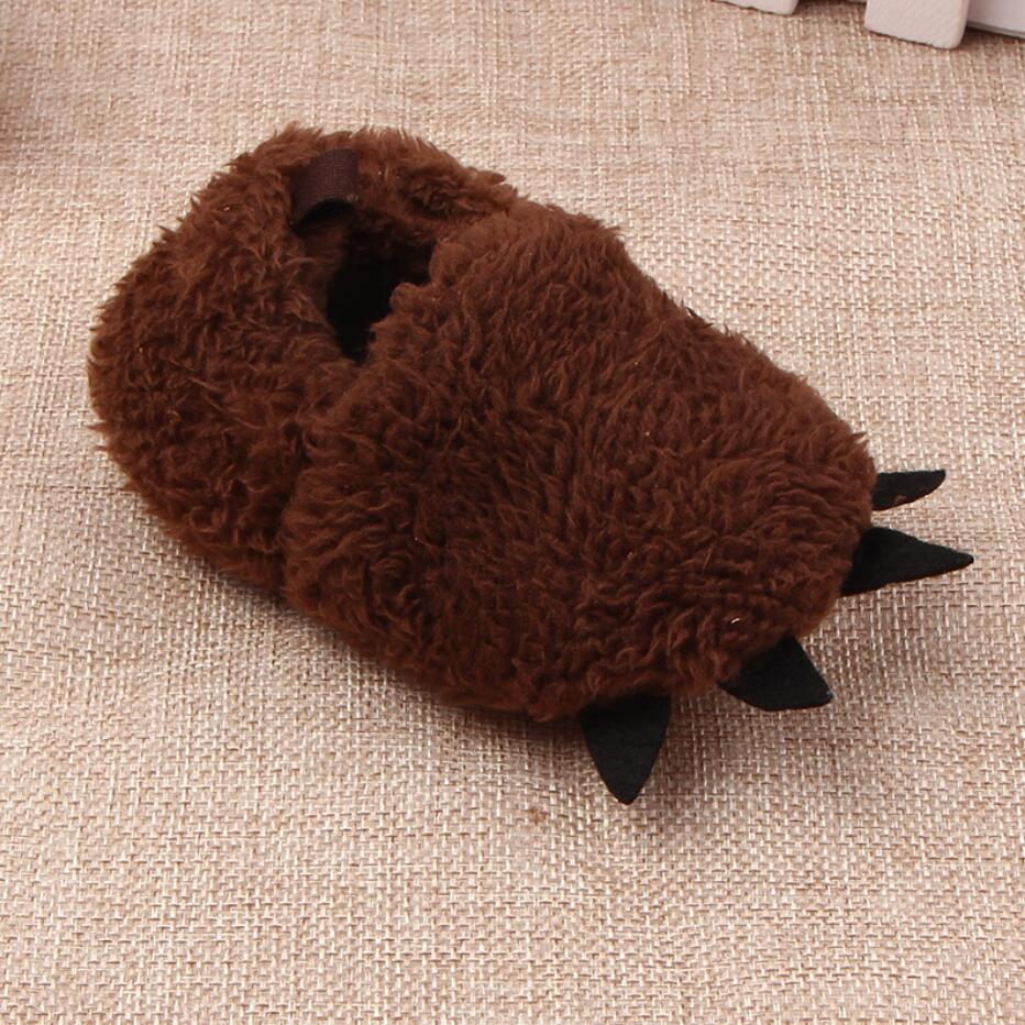 Kids Winter Warm And Cute Plush Claw Slippers