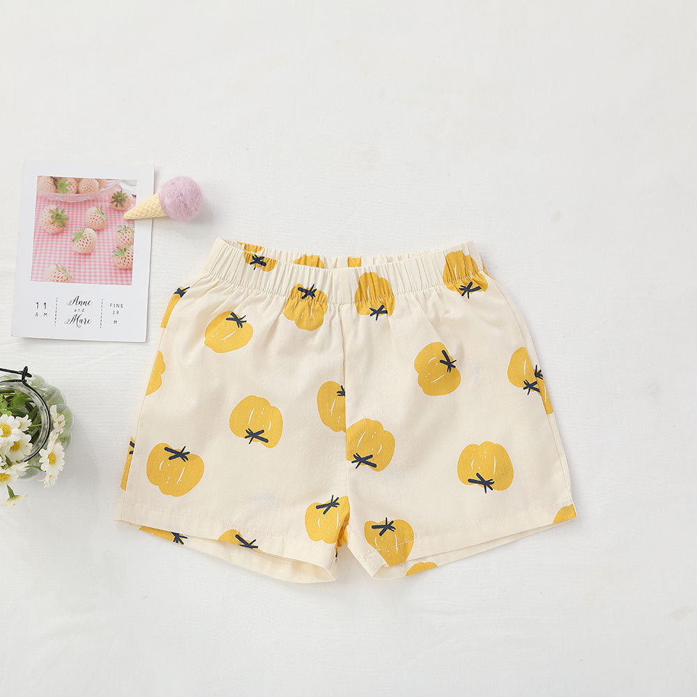 Children Kids Baby Fashion Girls Casual Basic Print Shorts