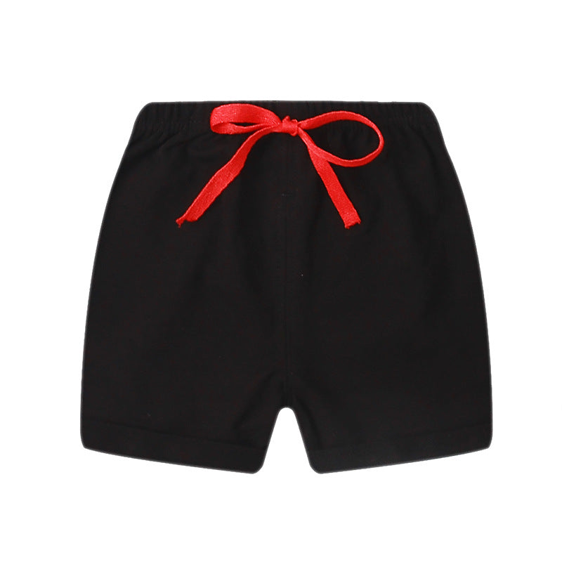 Children Kids Baby Fashion Girls Boys Casual Basics Solid Color Shorts