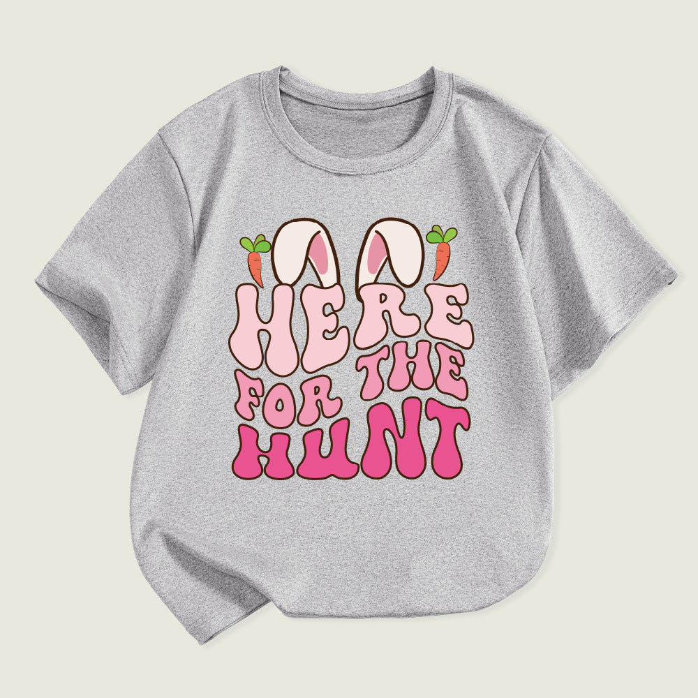 Kids Toddler Boys Girls Alphabet Print Short Sleeve T-Shirt