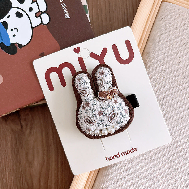 Kids Girls Sweet Cute Cartoon Hairpin