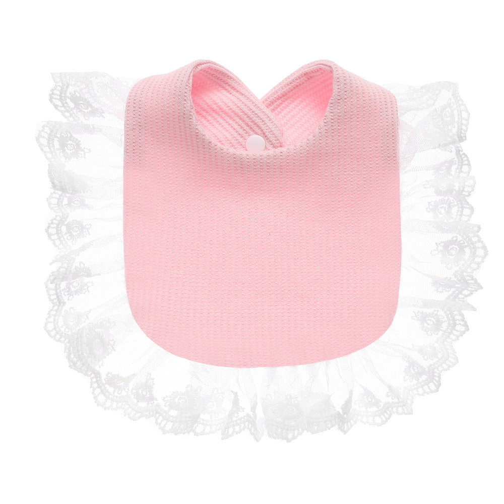 Toddlers Newborn Baby Lace Bib Burp Cloth