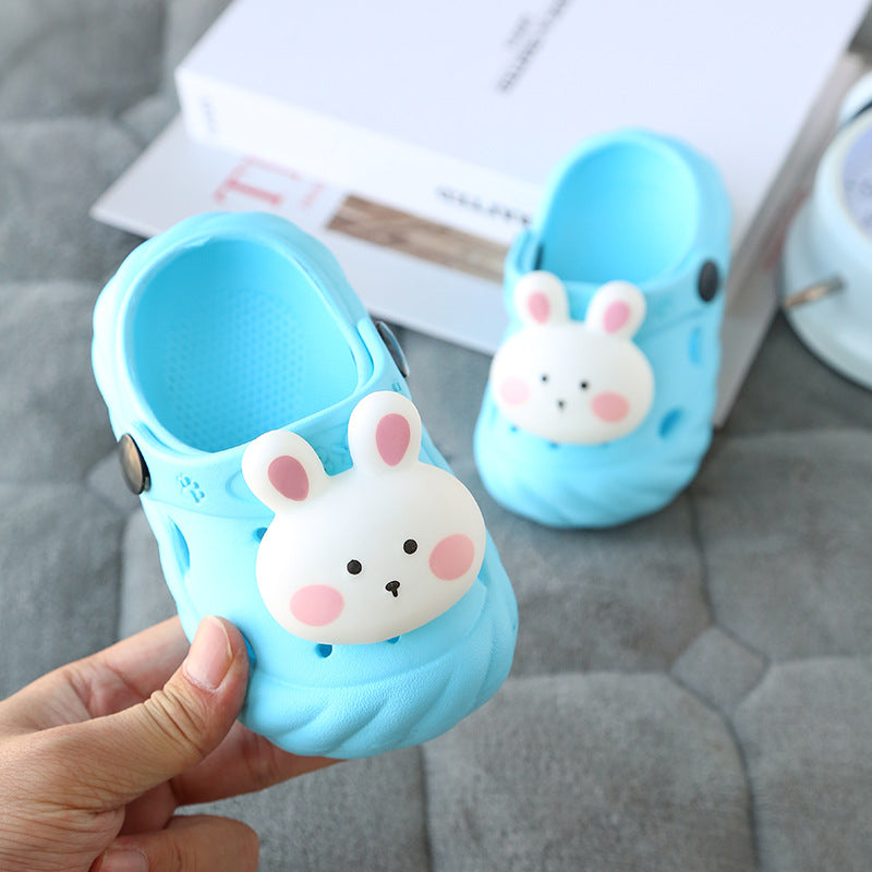 Kids Cute Cartoon Animal Hollow Out Non-slip Slippers