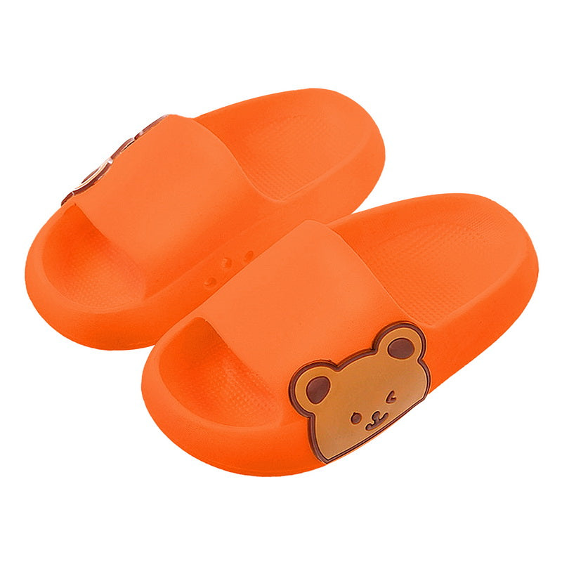 Kids Slip-on Cartoon Bear Cute Home Bath Beach Summer Lightweight Slippers Shoes