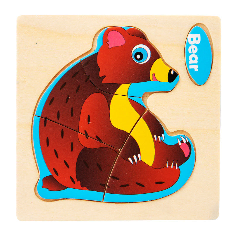 3d Wooden Children'S Jigsaw Puzzle Wooden Children'S Educational Toys