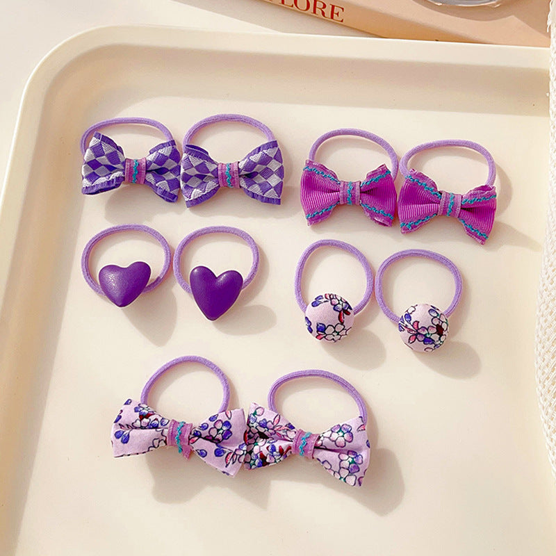 Kids Girls Cute Sweet Hair Rings