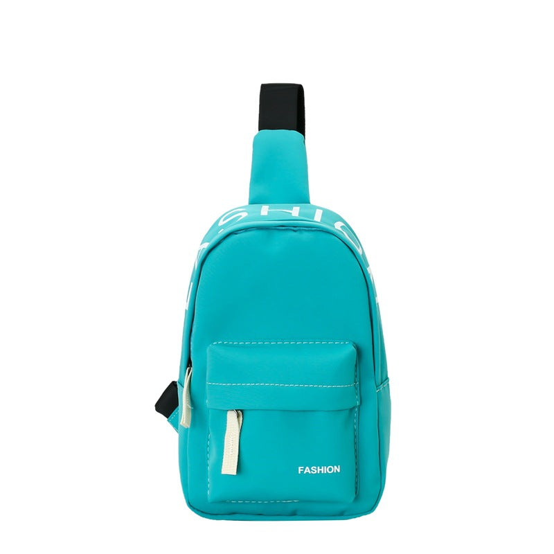 Kids Unisex Casual Cute Alphabet Chest Bag