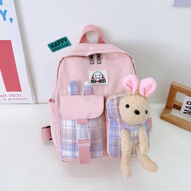 Kids Unisex Cute Cartoon Canvas School Bags