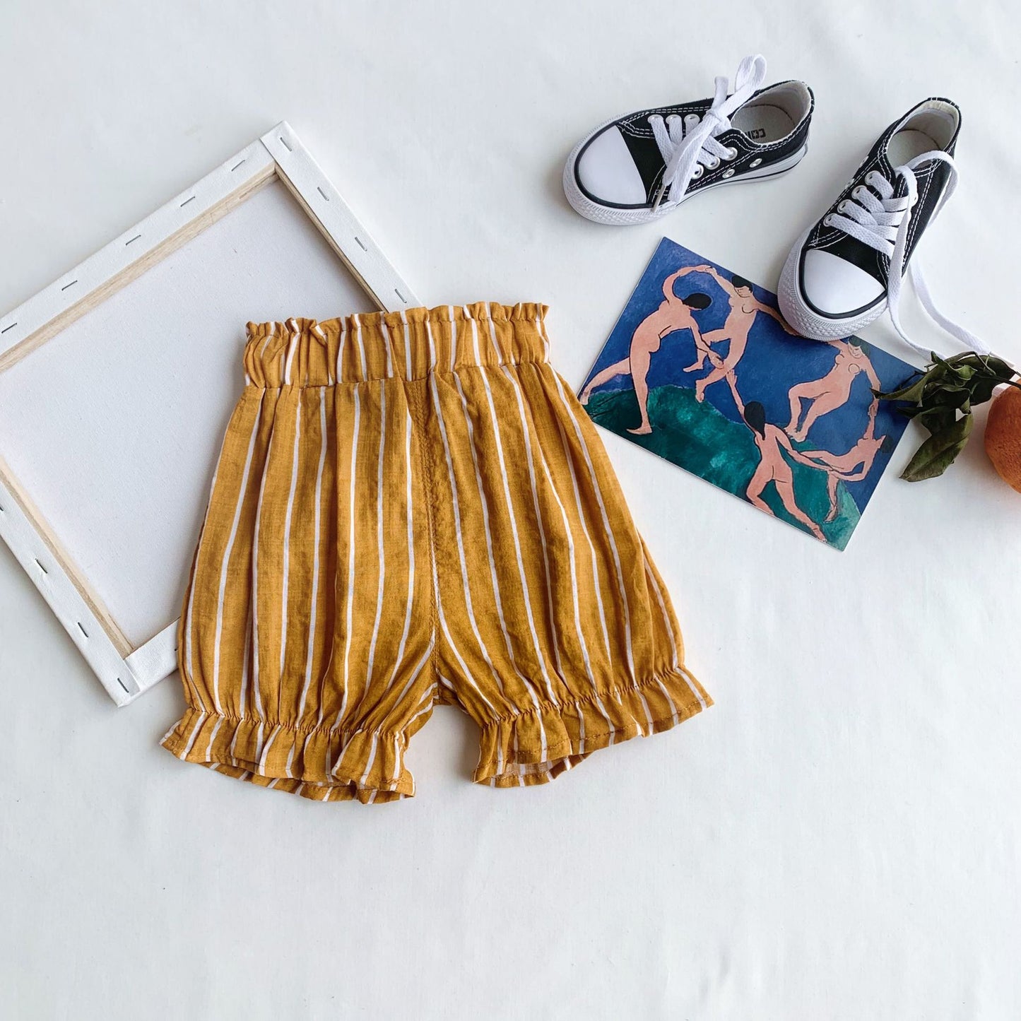 Children Kids Baby Fashion Girls Casual Basic Flower Print Shorts