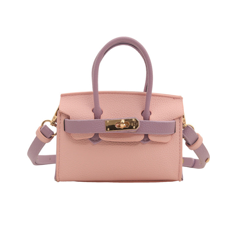 Children'S Fashion Contrast Mini Crossbody Bag