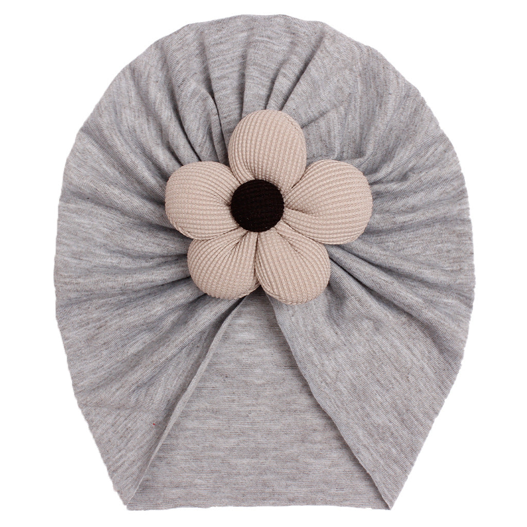 Newborn Cute Flower Turban Cap