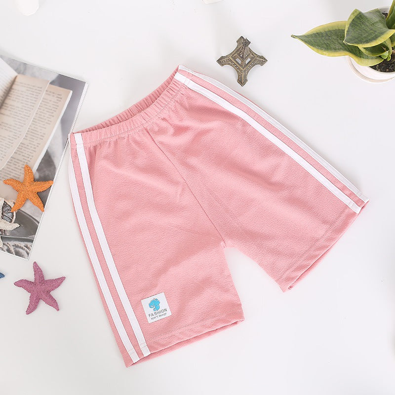 Children Kids Baby Fashion Girls Boys Stripes Casual Shorts