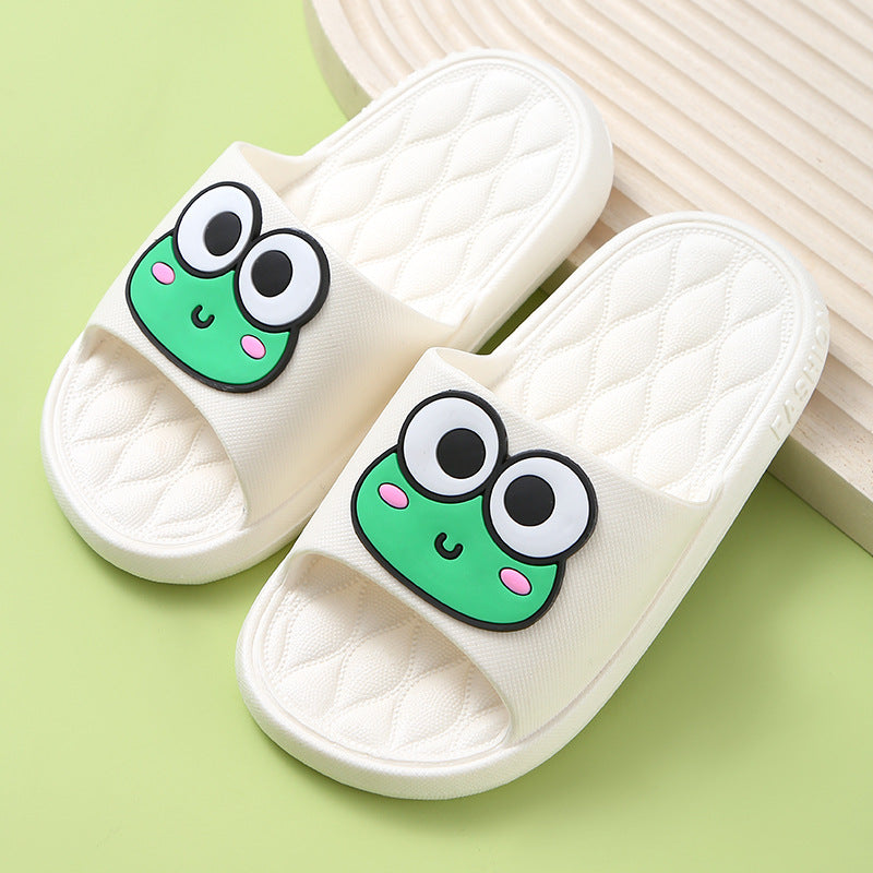 Children Kids Baby Fashion Girls Boys Casual Cartoon Cute Bear Rabbit Home Non-Slip Slippers Shoes