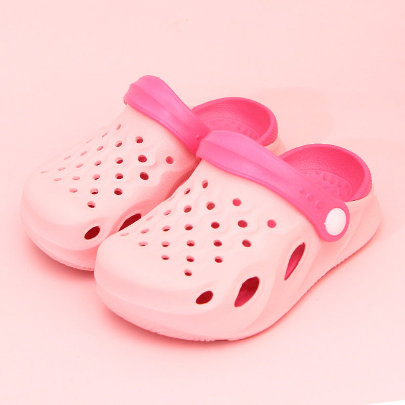 Children Kids Baby Fashion Girls Boys Hole Indoor Beach Slippers Shoes