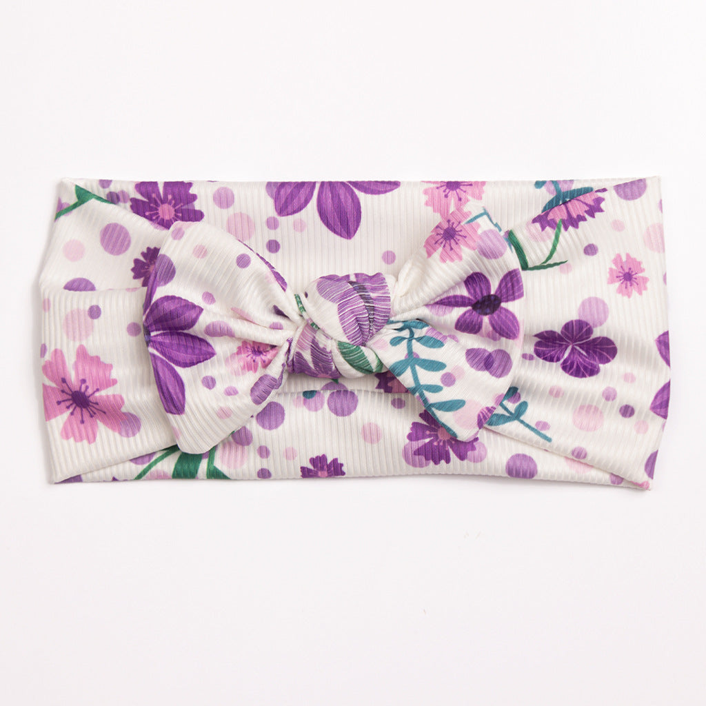 Kids Unisex Cute Tiny Flower Bow Hair Band