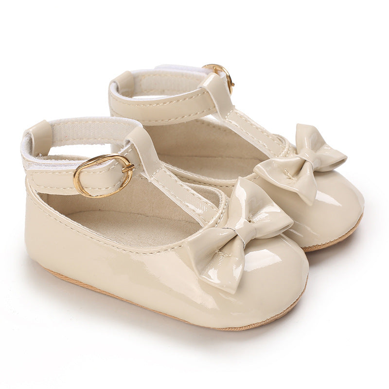 Toddlers Newborn Baby Girls Soft Sole Bow Princess Shoes