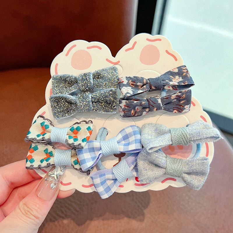 Kids Girls Cute Sweet Bow Hair Rings