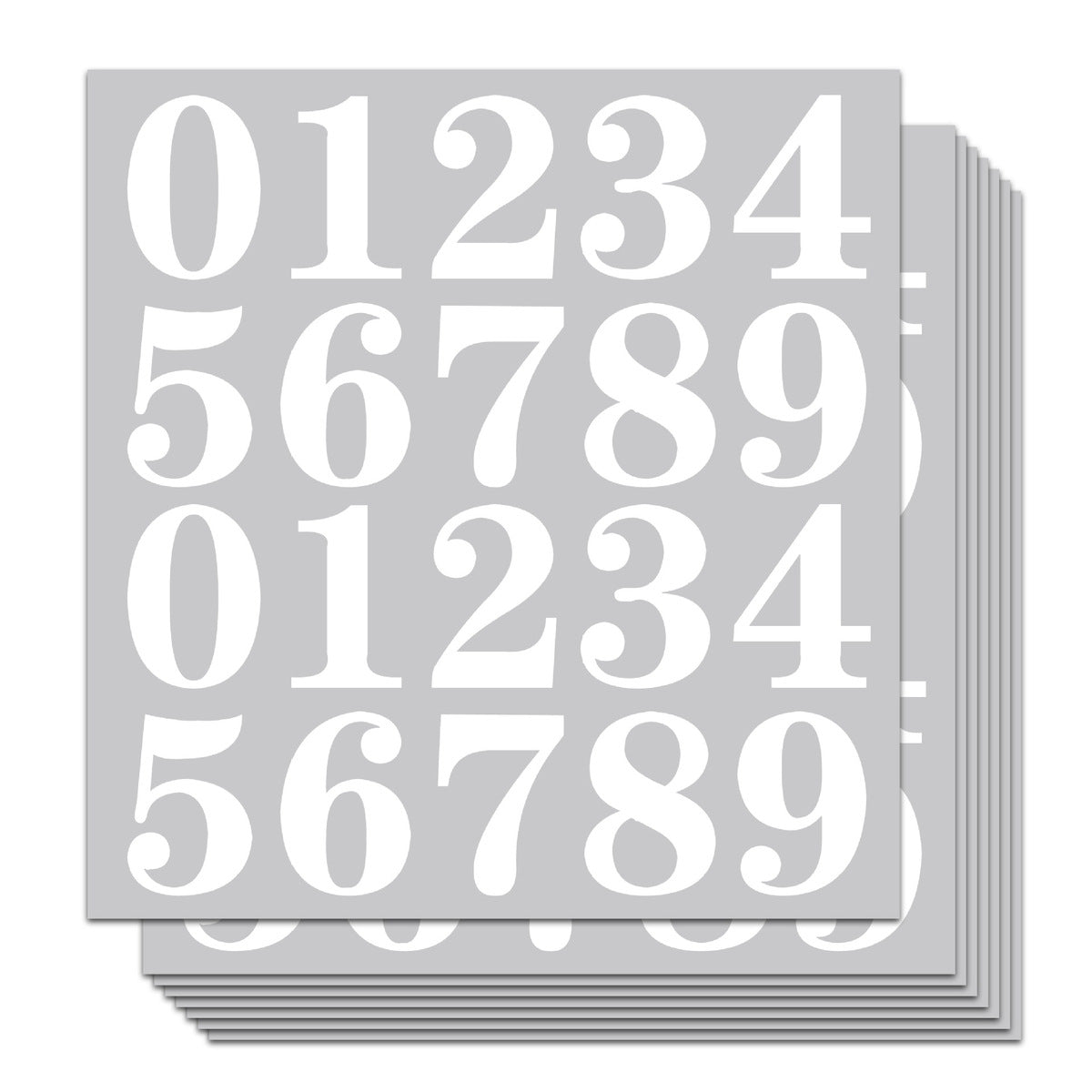 1-4 Inch Waterproof Vinyl Digital Sticker
