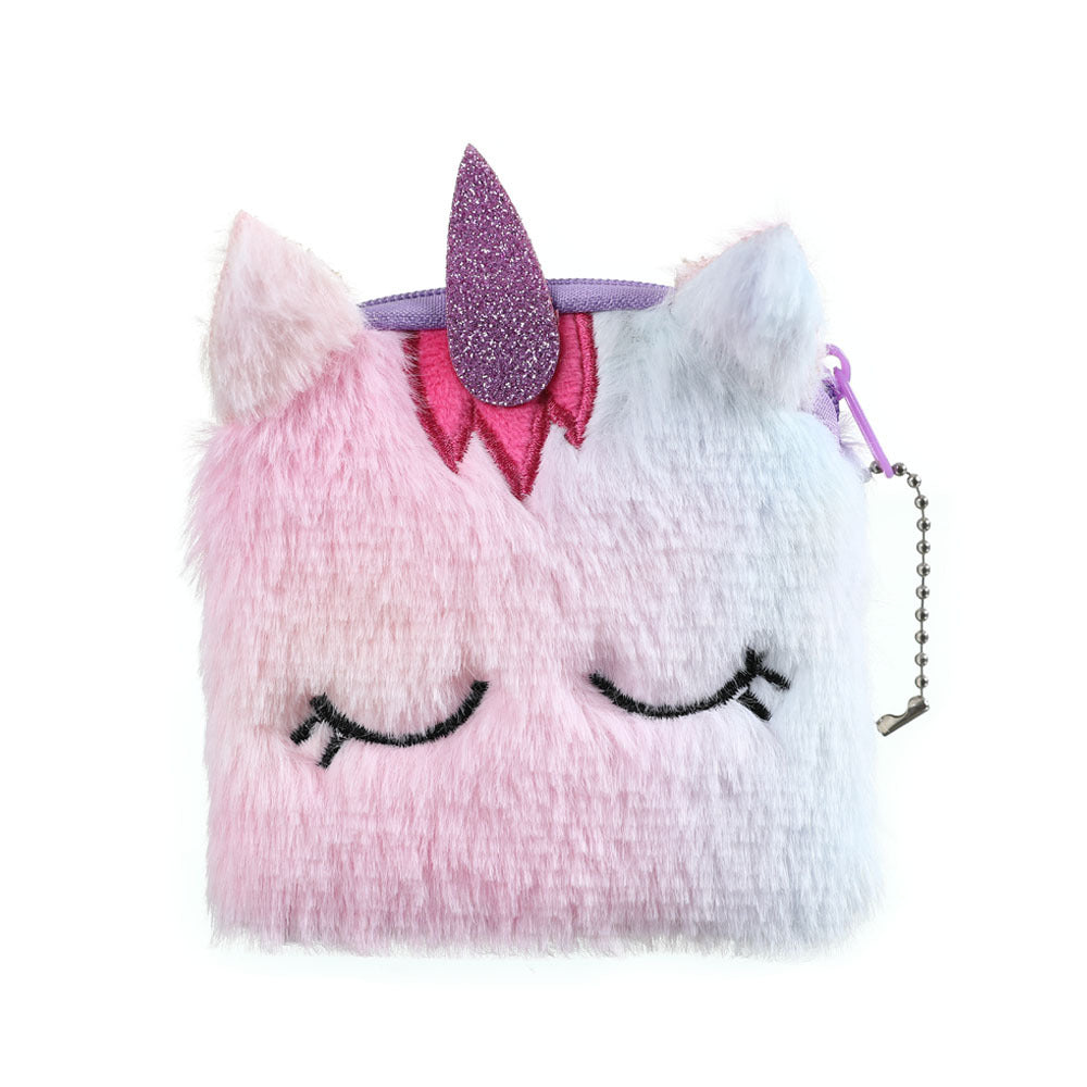 Unicorn Plush Coin Purse