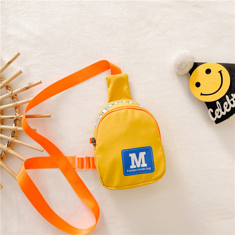 Kids Unisex Fashion Casual Cute Alphabet Chest Bag