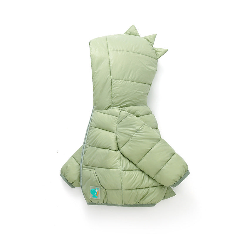 2023 Autumn And Winter Cartoon Children'S Down Cotton-Padded Jacket Boys And Girls Cotton-Padded Short Light Coat