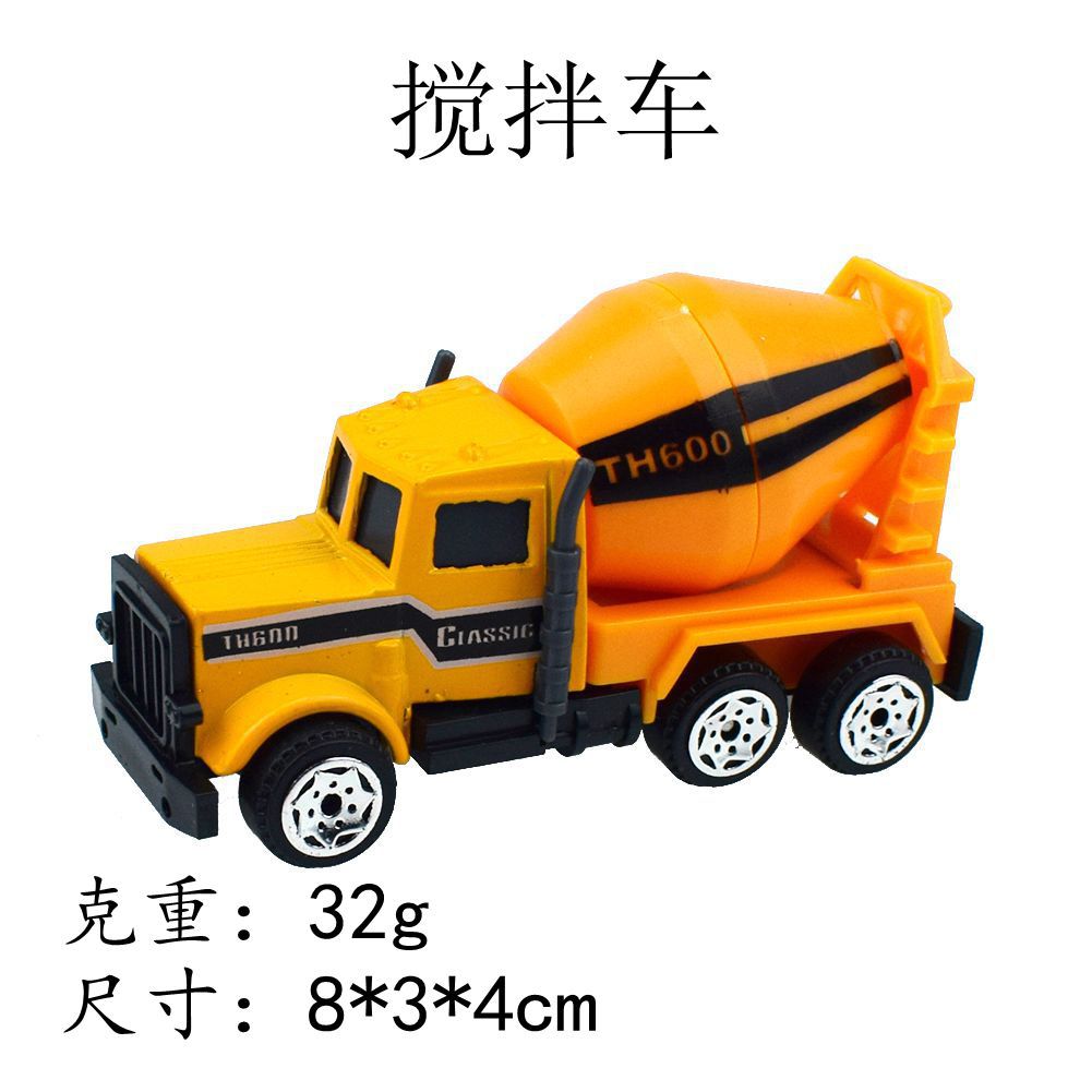 Children Sliding Toys Alloy Engineering Dump Truck Excavator Road Roller Mixing Forklift Engineering Vehicle Model