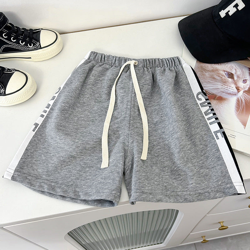 Kids Toddler Boys Girls Summer Casual Sport Letter Print Shorts