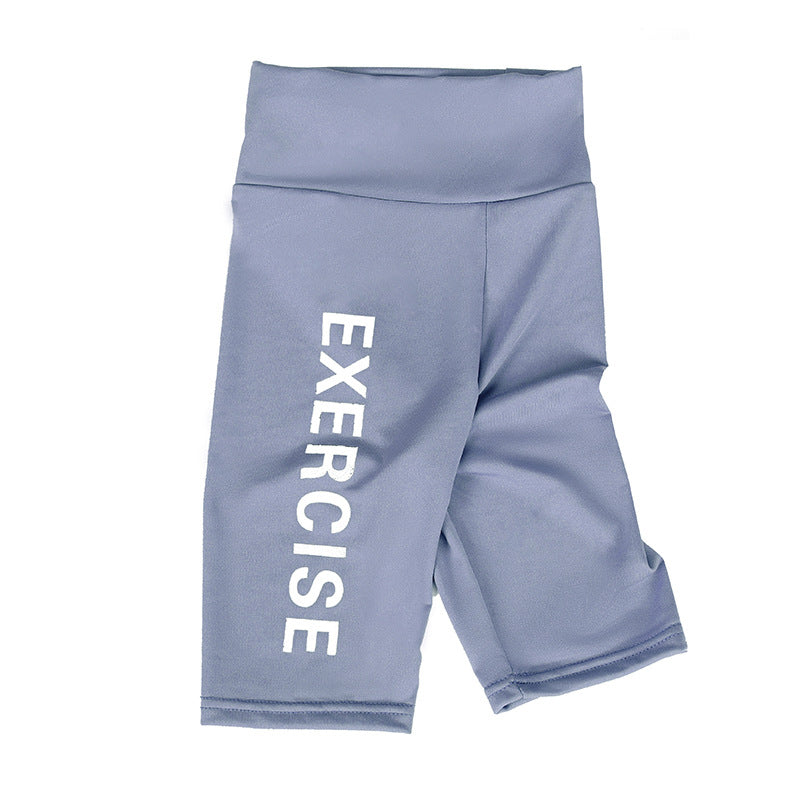 Children Kids Baby Fashion Girls Basic Casual Letter Print Thin Sports Shorts