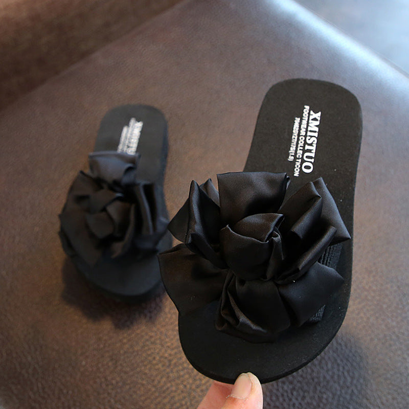 Children Kids Baby Fashion Girls Fashion Floral Slippers Beach Shoes