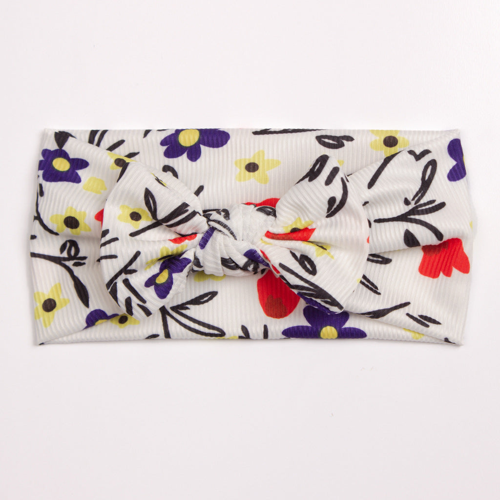 Kids Unisex Cute Tiny Flower Bow Hair Band