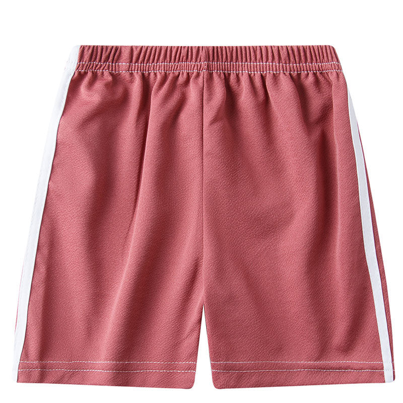Kids Toddler Girls Boy Fashion Solid Stripe Shorts