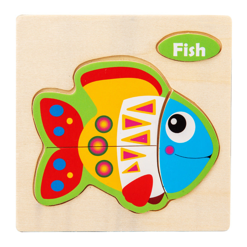 3d Wooden Children'S Jigsaw Puzzle Wooden Children'S Educational Toys