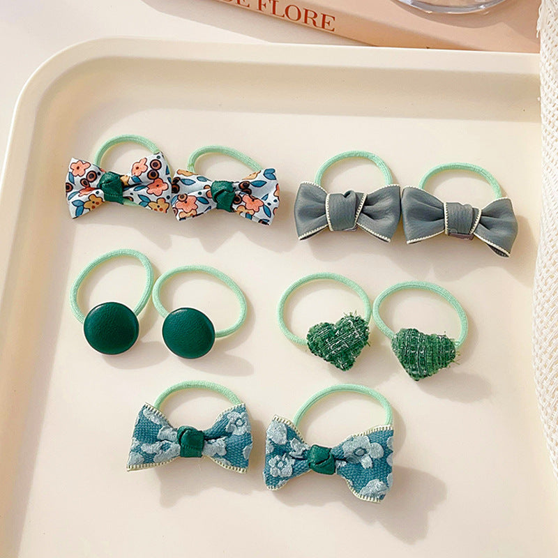 Kids Girls Cute Sweet Hair Rings