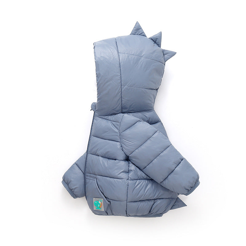 2023 Autumn And Winter Cartoon Children'S Down Cotton-Padded Jacket Boys And Girls Cotton-Padded Short Light Coat