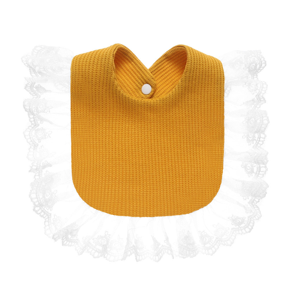 Toddlers Newborn Baby Lace Bib Burp Cloth