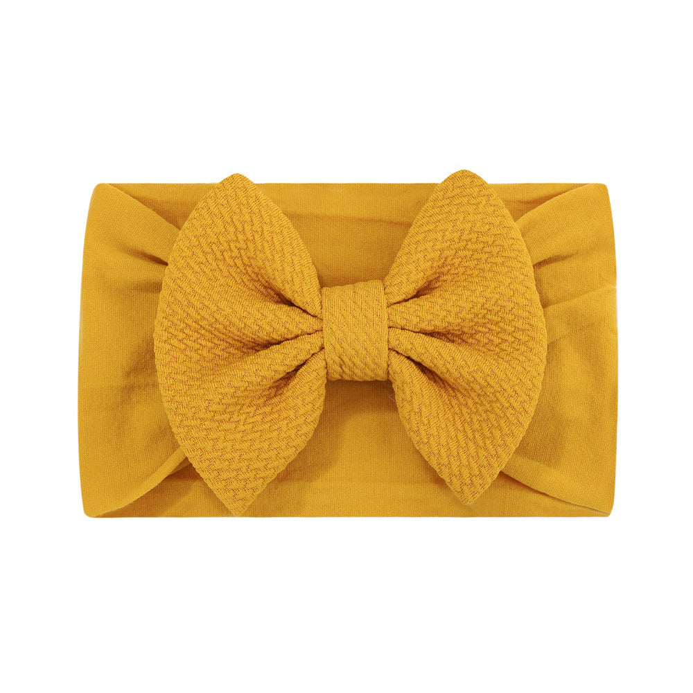 Cute Fashion Solid Color Baby Bow Headband