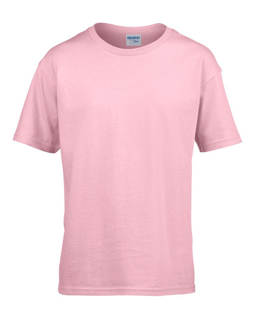 Children Casual Solid Color Short Sleeve T-Shirt Custom Logo