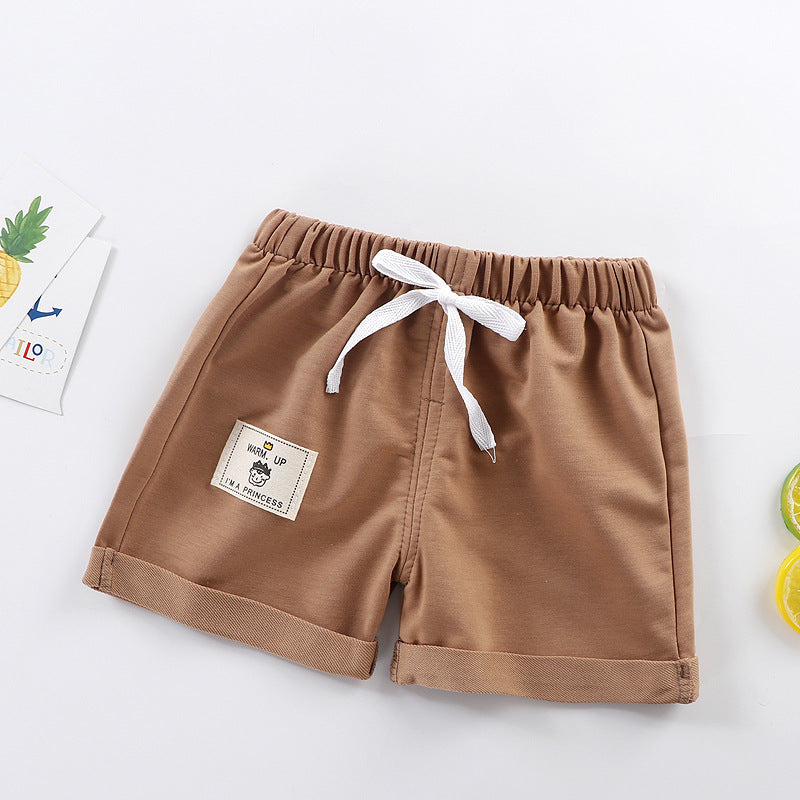 Kids Casual Elastic Summer Outer Wear Thin Shorts