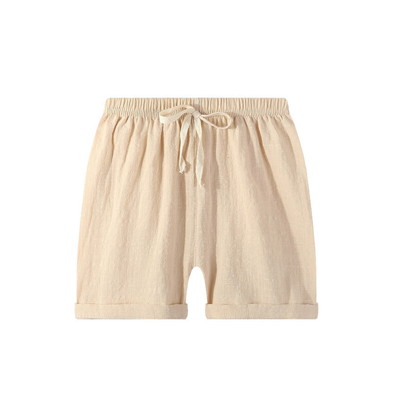 Children Kids Baby Fashion Girls Boys Casual Basics Plain Color Shorts
