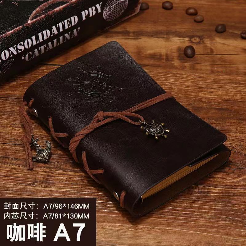 Vintage Pirate Loose-Leaf Notebook Kraft Paper Notebook