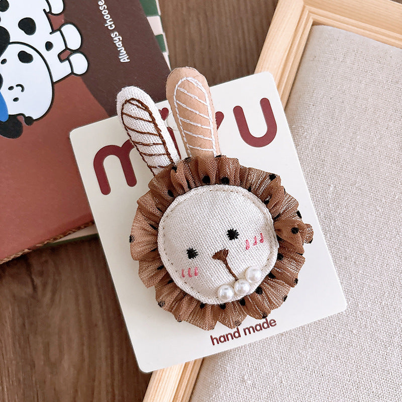 Kids Girls Sweet Cute Cartoon Hairpin