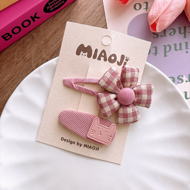 Kids Girls Sweet Cute Bow Hairpin