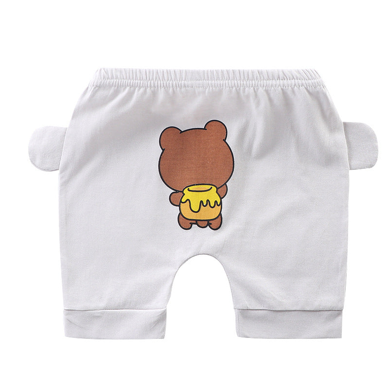 Toddlers Newborn Baby Fashion Girls Boys Casual Basic Print Loose Shorts