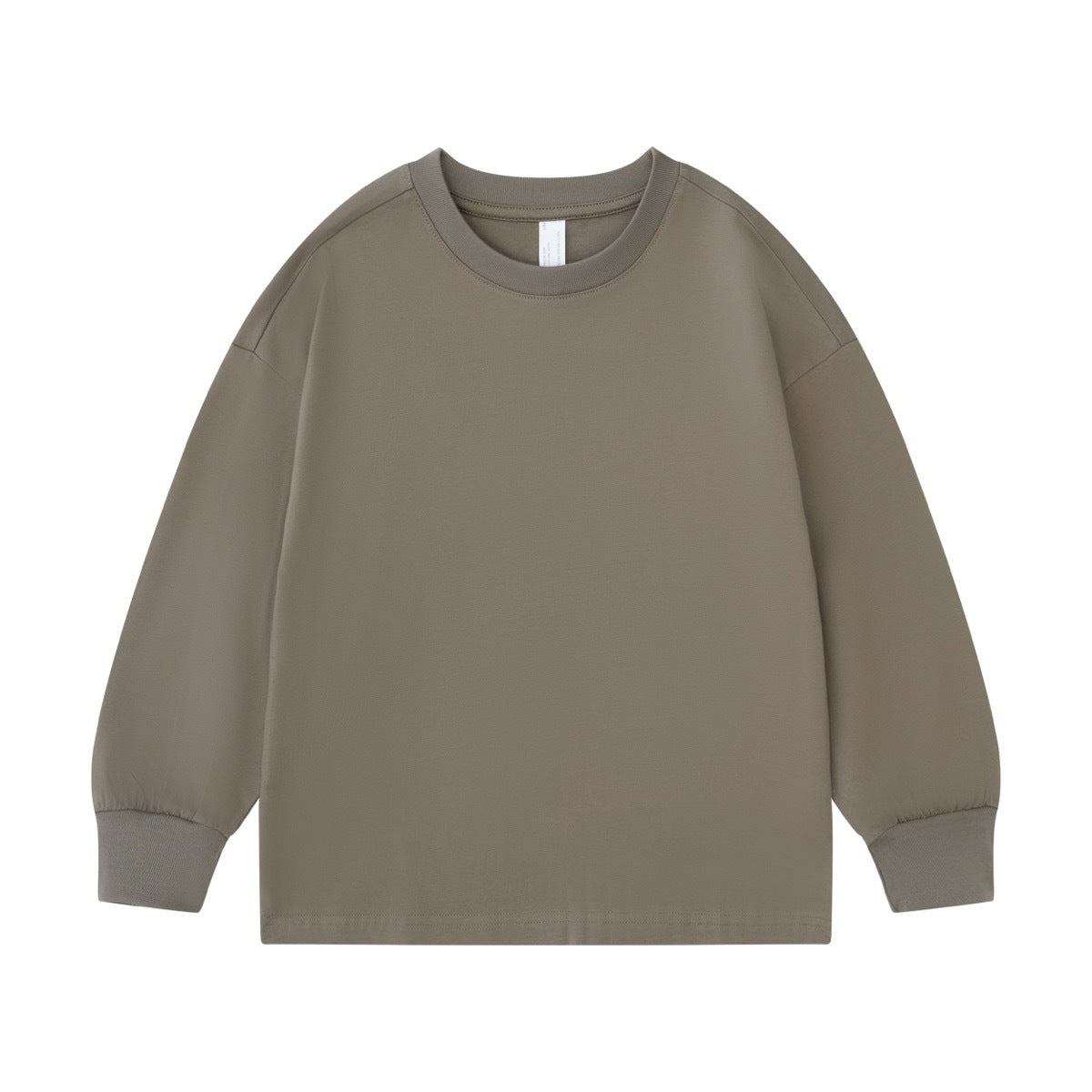 Children'S Casual Cotton Custom Logo Long Sleeve T-Shirt