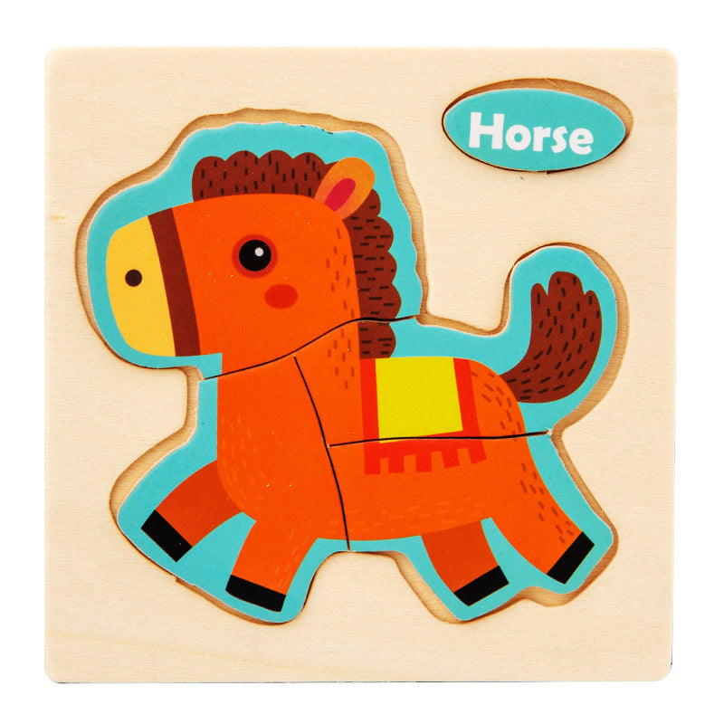 3d Wooden Children'S Jigsaw Puzzle Wooden Children'S Educational Toys