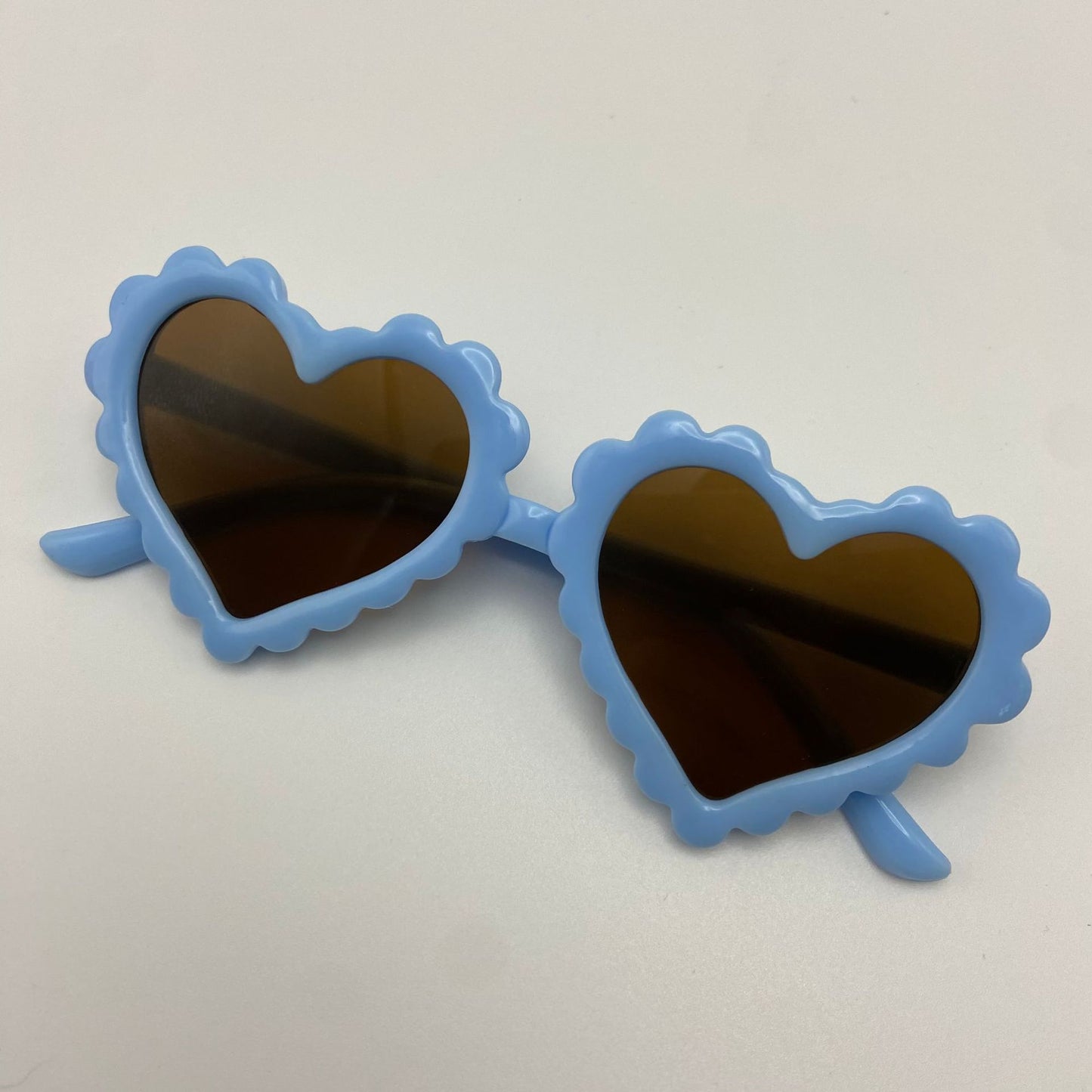 Kids Unisex Fashion Casual Valentine Basic Heart Frame Sunglasses