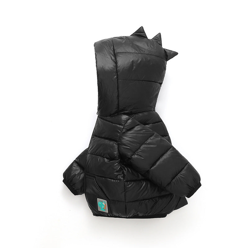 2023 Autumn And Winter Cartoon Children'S Down Cotton-Padded Jacket Boys And Girls Cotton-Padded Short Light Coat
