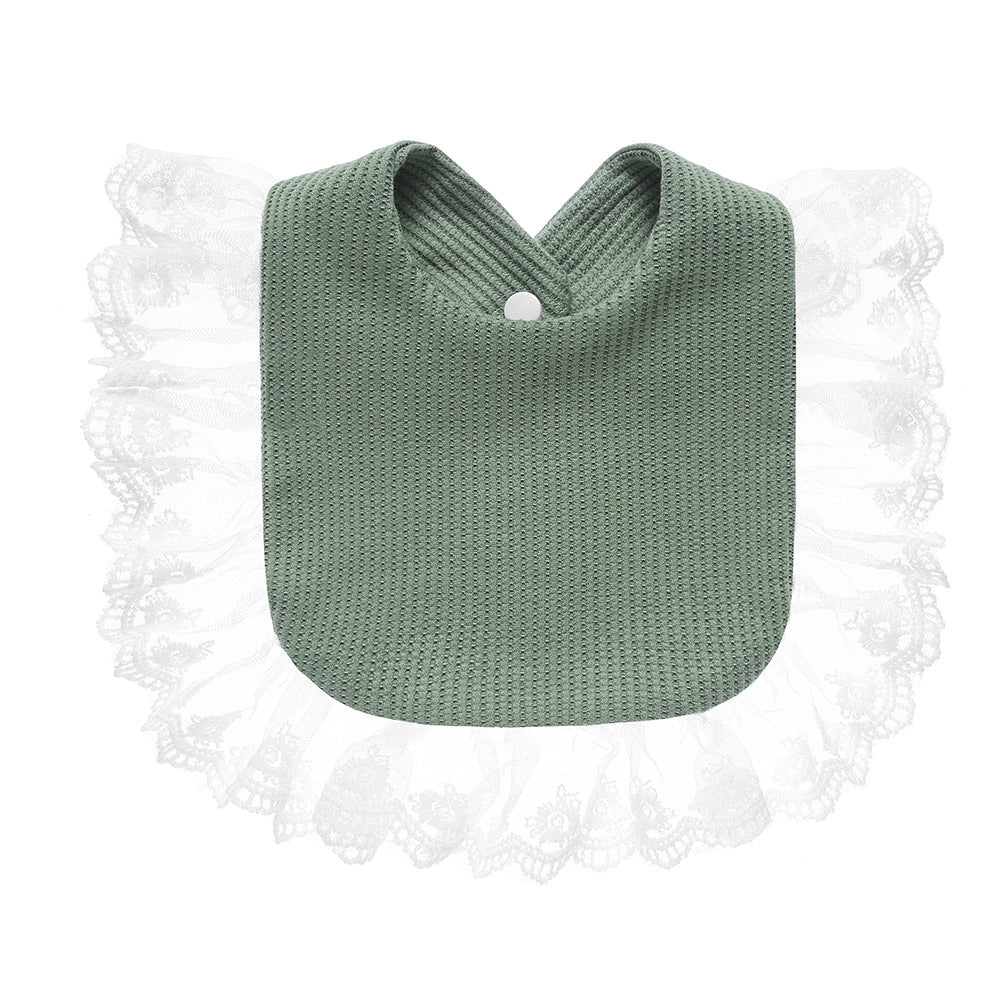 Toddlers Newborn Baby Lace Bib Burp Cloth