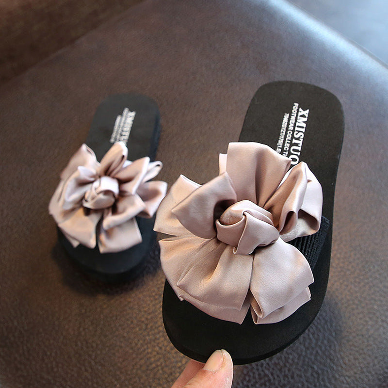Children Kids Baby Fashion Girls Fashion Floral Slippers Beach Shoes